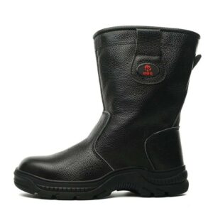 Men's Leather Safety Wellington Boots