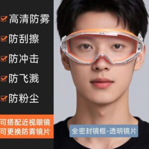 Clear Industrial Safety Goggles