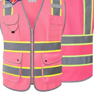 Women's Pink High-Visibility Vest