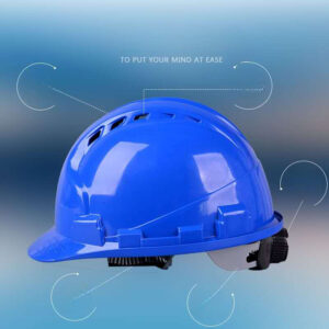 High-Impact Blue Construction Hard Hat